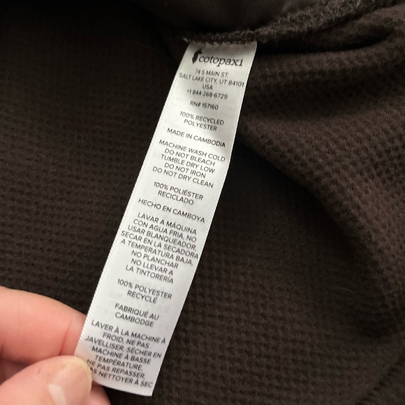 ✨Host Pick✨NWT - Cotopaxi Men’s Abrazo Half Zip Fleece Jacket - Size L - Picture 8 of 8